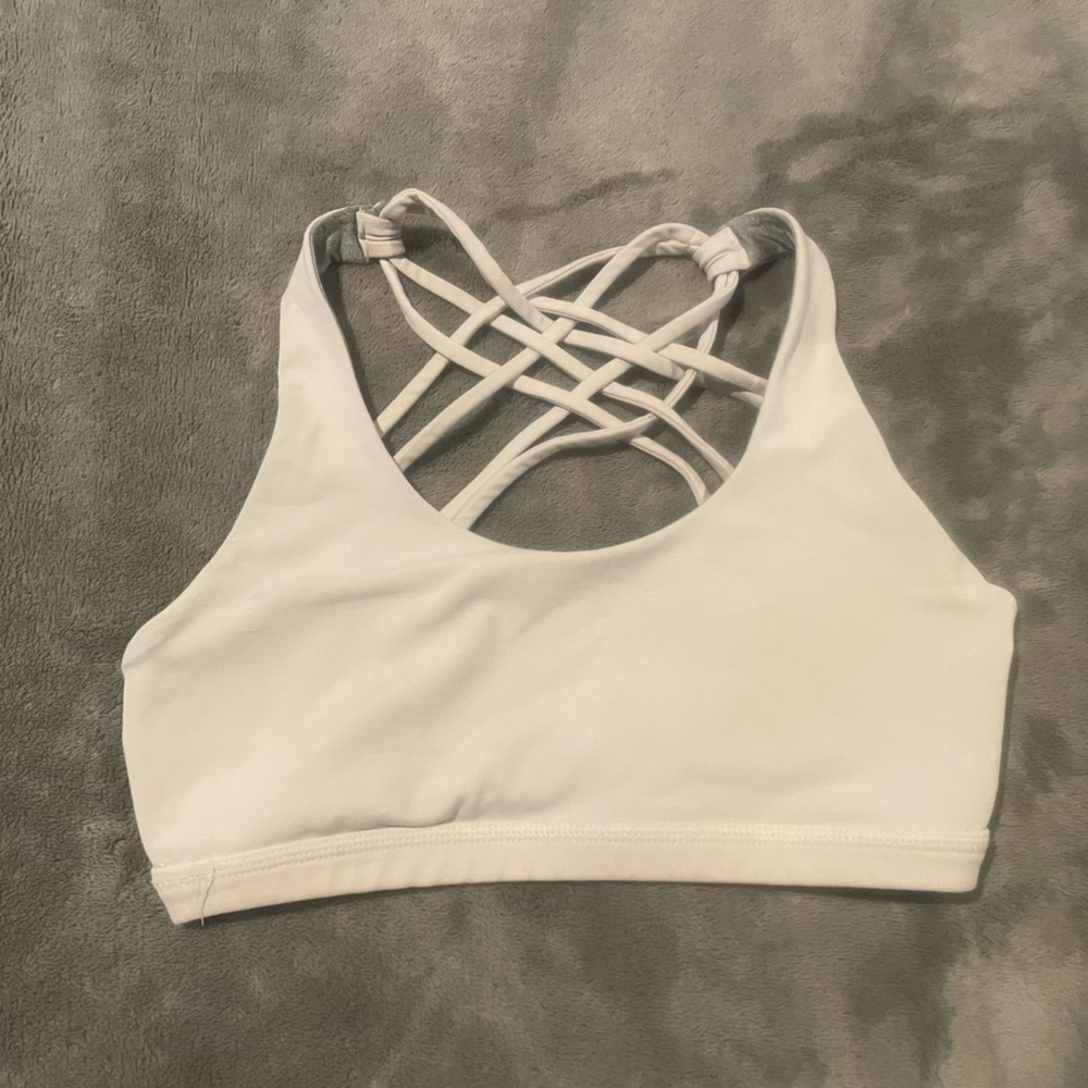 White born primitive sports bra size XS